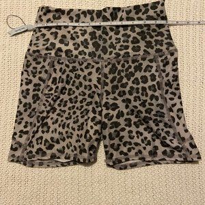 Animal Print Athletic Shorts